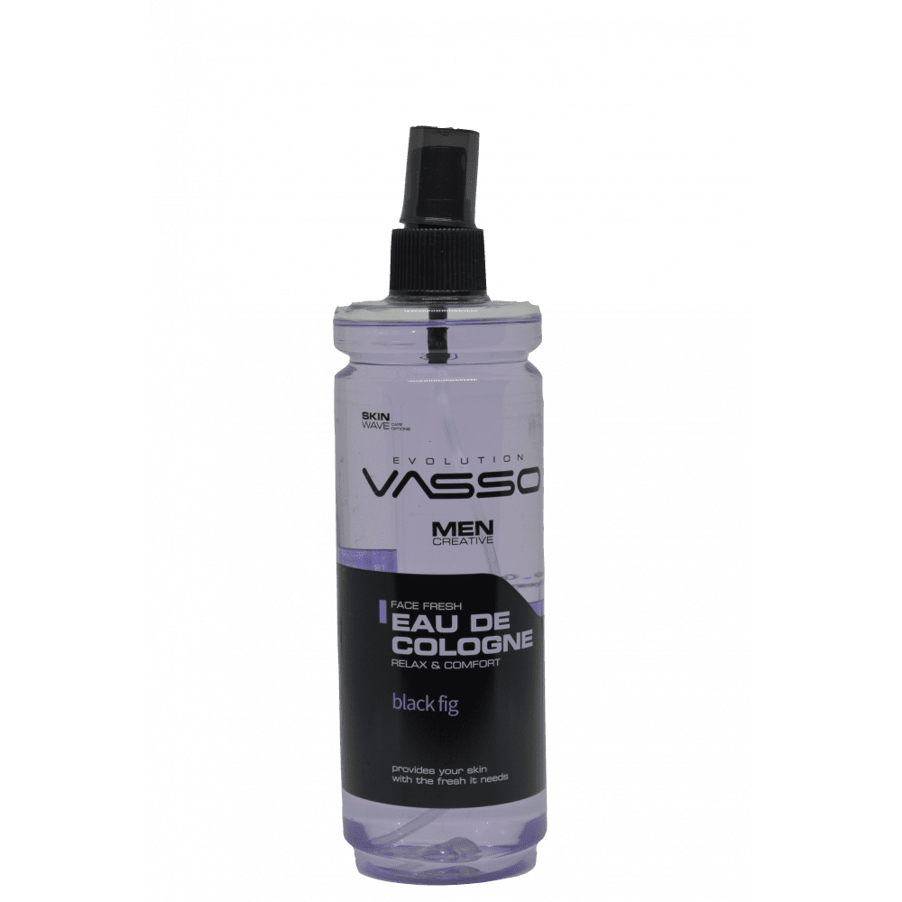 siyah incir kolonyası Vasso Man Black Fig Siyah İncir Kolonyası İncir kabukları ardında saklanan o kokuları hedef almaktadır.bu kolonya, size saklı ve sıradışı bir dünyayı anımsatabilir.Tıraş ,sonrası uzun süre kalıcı  ferahlatıcı incir kokulu kolonya
