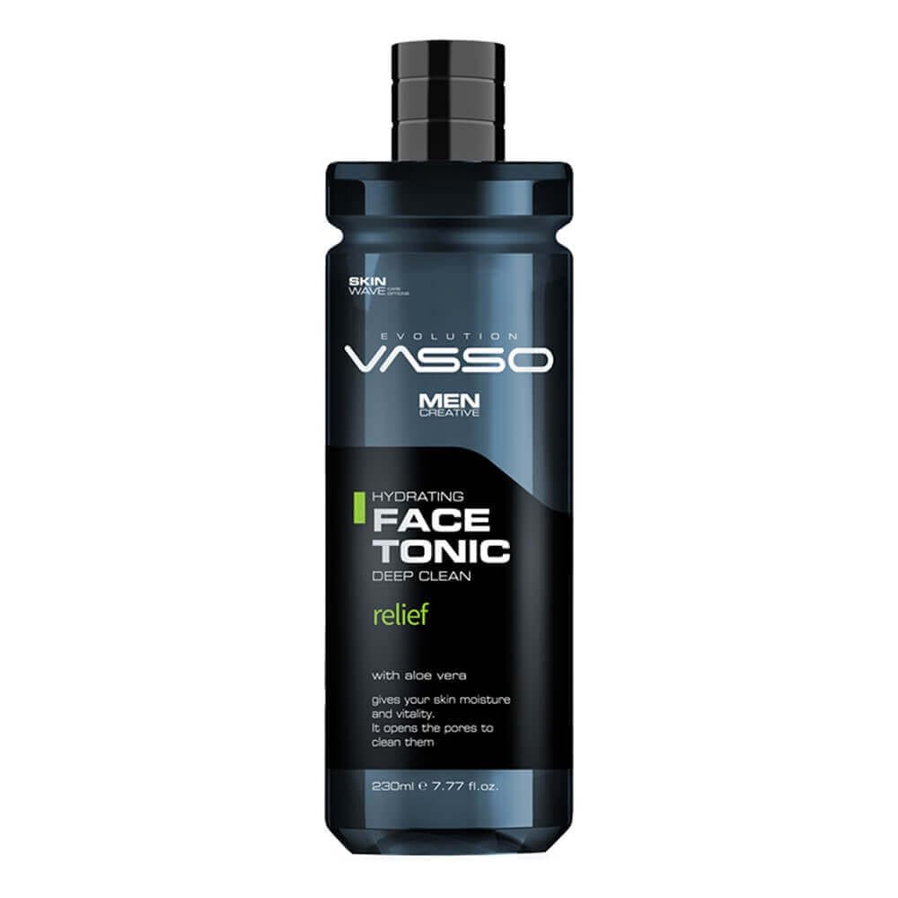 Vasso Nemlendirici Yüz Toniği Derin Temizleyici 260ml Vasso Face Tonic yüzünüzü temizler, cildinize nem ve canlılık verir. Gözenekleri açarak onları temizler ve siyah nokta oluşumunu engellemeye yardımcı olur.